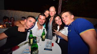 Subotnja zabava u Noštromo i Vagabundo barovima na Viru ; foto Iva Perinčić