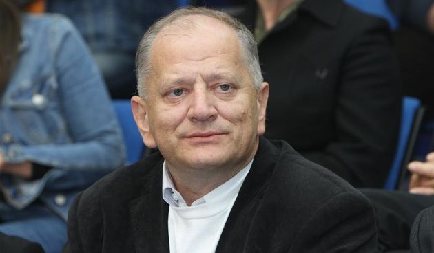 Karlovac – Tribina Nacionalnog foruma u sklopu predizborne kampanje za EU parlament. Na tribini su govorili Nikica Gabric, Jadranka Kosor, Vladimir Ferdelji, Djuro Lubira i Linda Rossini Gajsak. Nikica Gabric. Photo: Kristina Stedul Fabac/PIXSELL