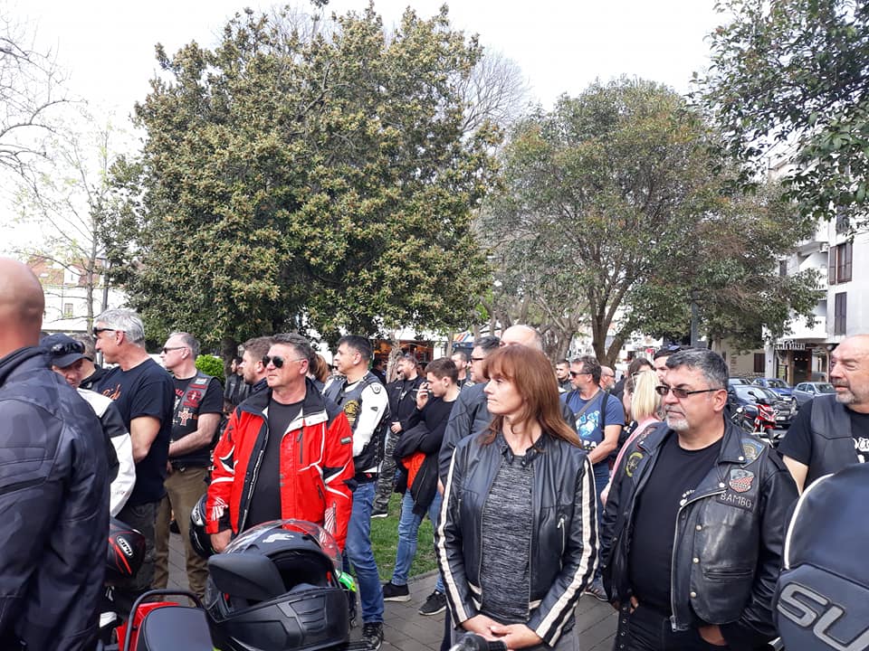 Bajkeri Dalmacije na blagoslovu motora u Biogradu na moru