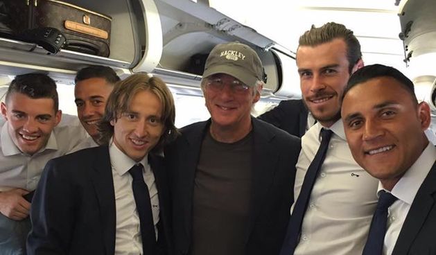 Luka Modrić, Richard Gere i Gareth Bale