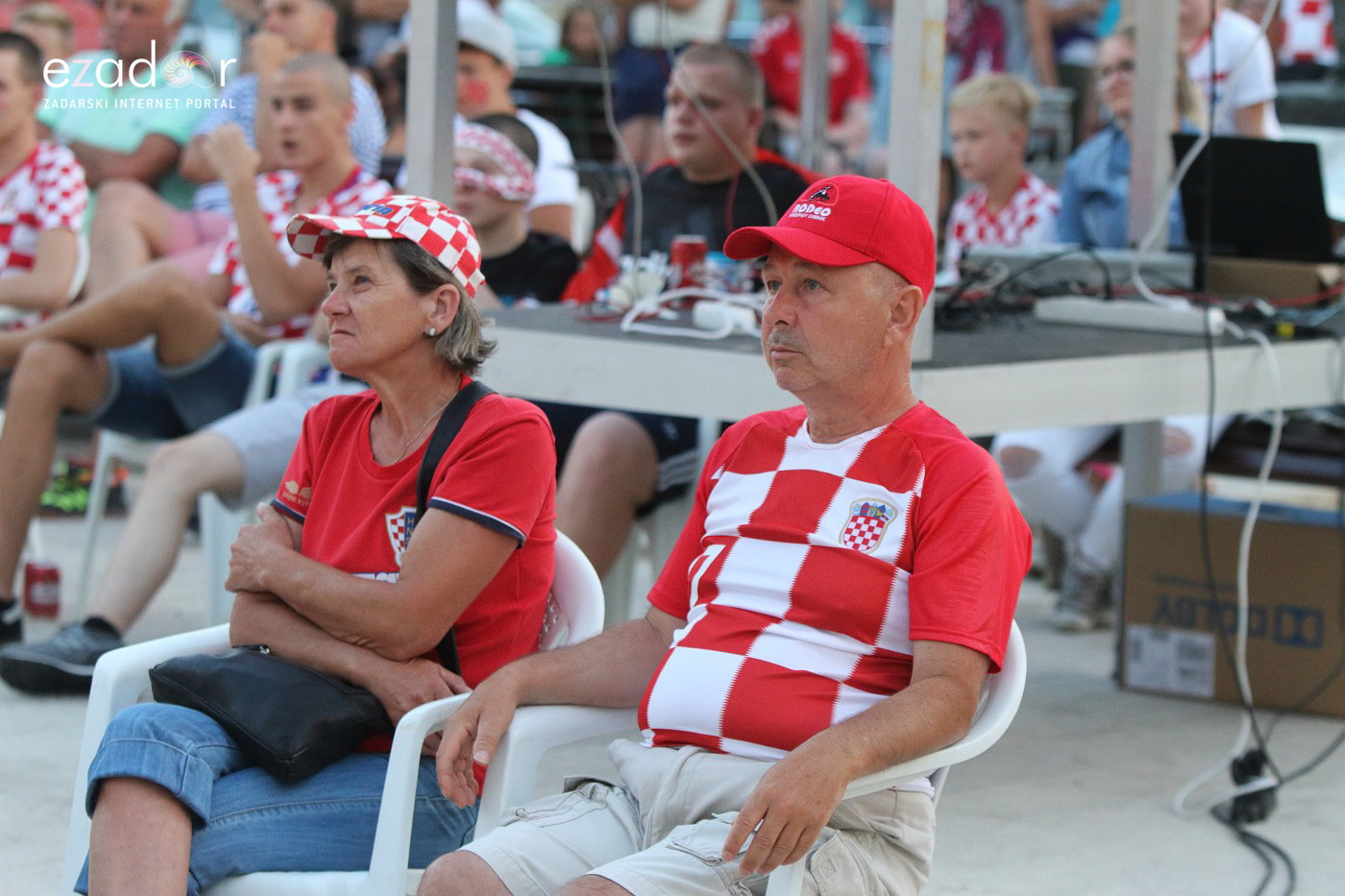 Bibinje: Navijanje za Vatrene i fešta nakon pobjede nad Engleskom
