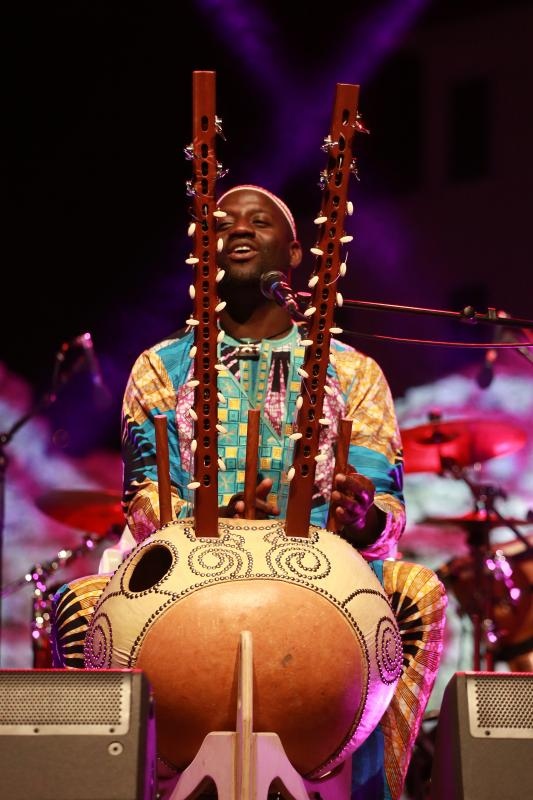 Gradina, 19. Ethnoambient Salona 2016, festival etno glazbe. Seckou Keita. Photo: Miranda Cikotic/PIXSELL
