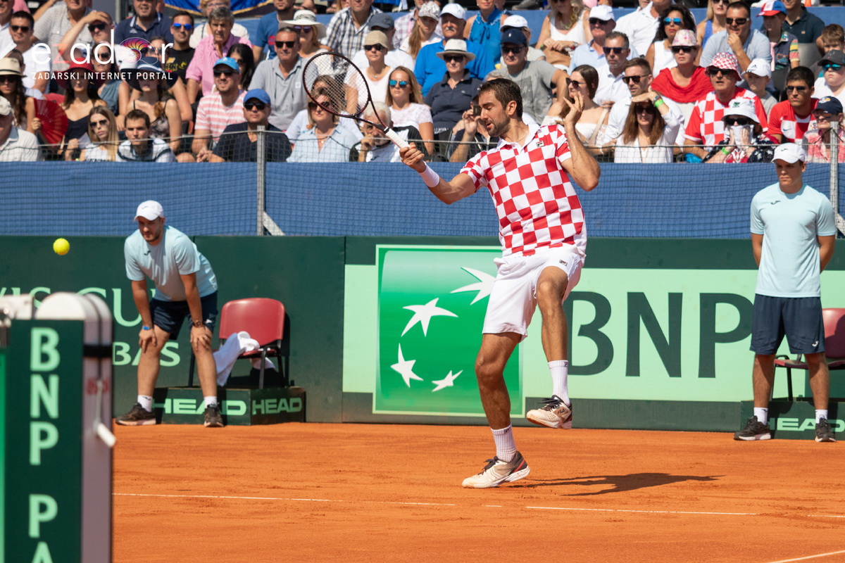 Davis Cup: Vruća navijačka atmosfera u meču Ćilića i Querreya