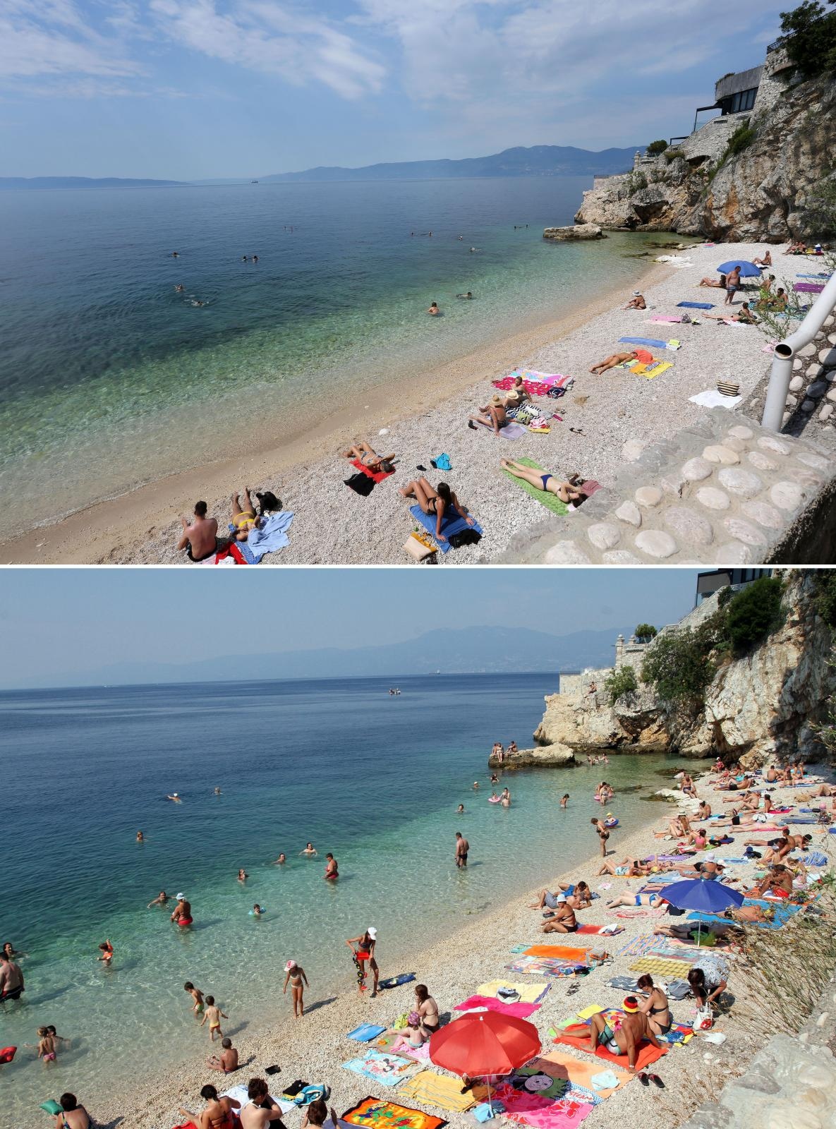 Kombo fotografije: Kako COVID-19 utječe na turističku sezonu