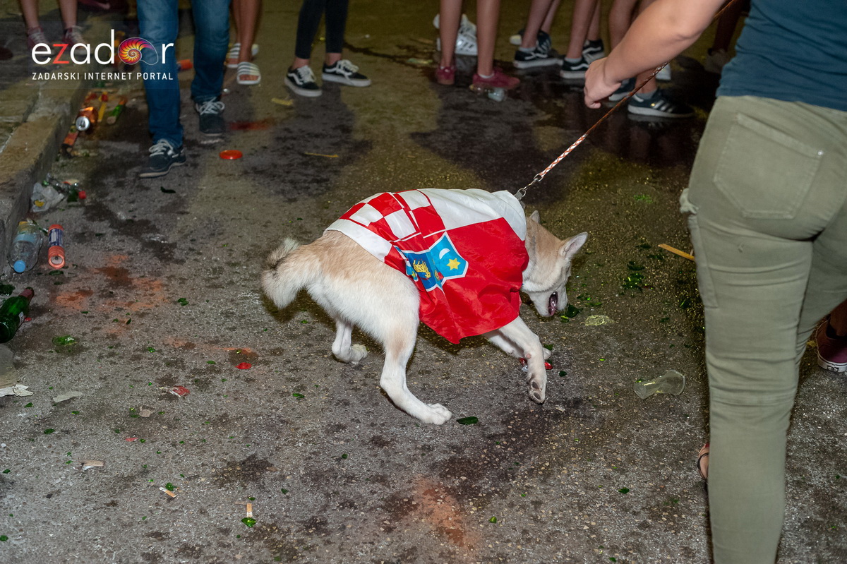 Zadar je gorio: Velika fešta nakon plasmana Vatrenih u polufinale Svjetskog prvenstva