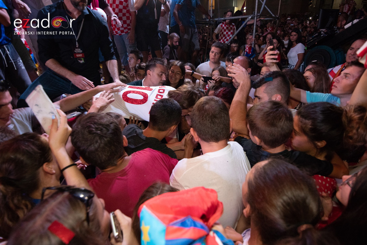 Veličanstven doček četvorice zadarskih Vatrenih