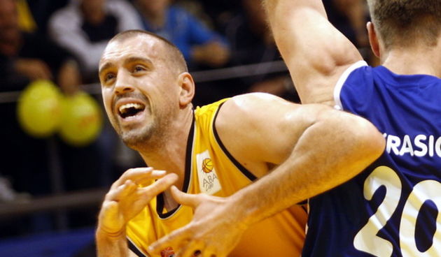 Split, 151212.
Dvorana Gripe.
Kosarkaska utakmica ABA lige izmedju Splita i Zadra.
Na fotografiji: Nikola Vujcic.
Foto: Duje Klaric / CROPIX