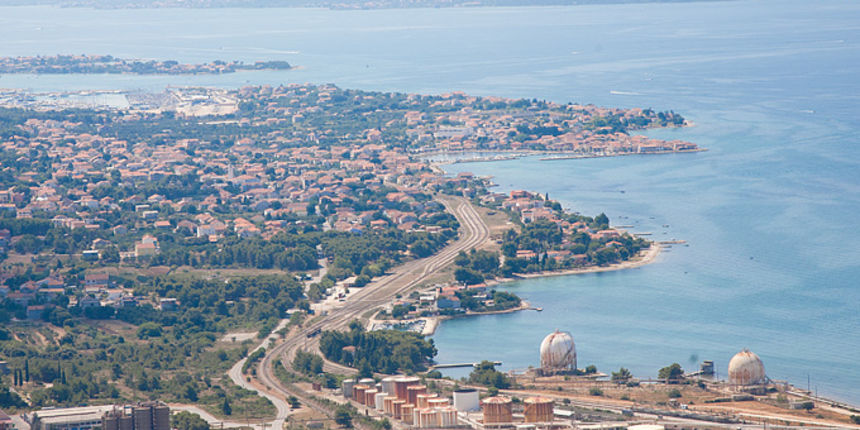 Grad Zadar iz zraka, foto: Leo Banić Grad Zadar iz zraka, foto: Leo Banić