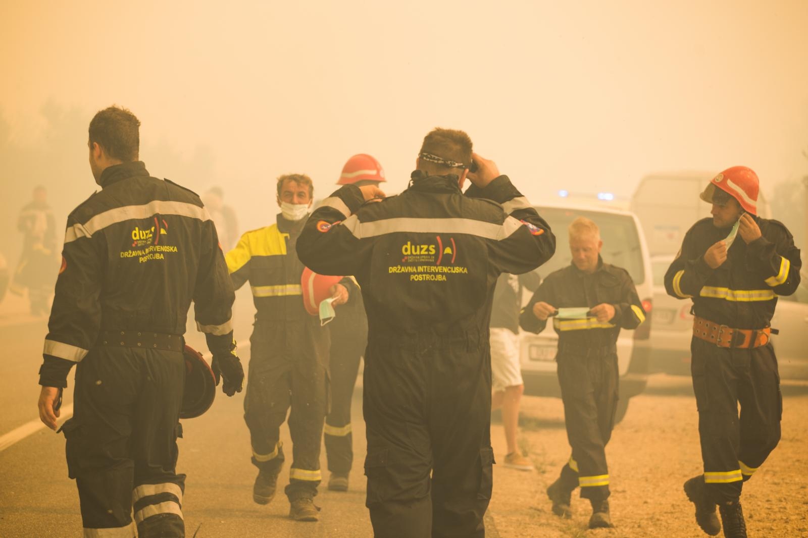 Veliki požar na Pelješcu