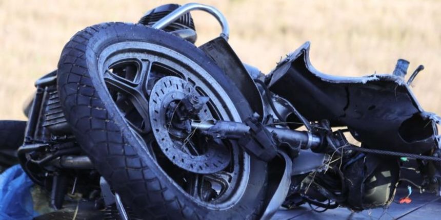 Uništeni motocikl. Photo: Ivo Cagalj/PIXSELL Uništeni motocikl. Photo: Ivo Cagalj/PIXSELL