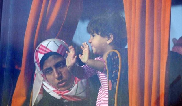 Majka i dijete izbjeglice – ilustracija, Photo: Borna Filic/PIXSELL