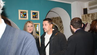 Otvorenje izlozbe Dragana Jelavica u konobi Na po ure 27. studenog 2010.