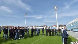 Na stadionu u Stanovima obilježena 10. obljetnica smrti Hrvoja Ćustića Na stadionu u Stanovima obilježena 10. obljetnica smrti Hrvoja Ćustića