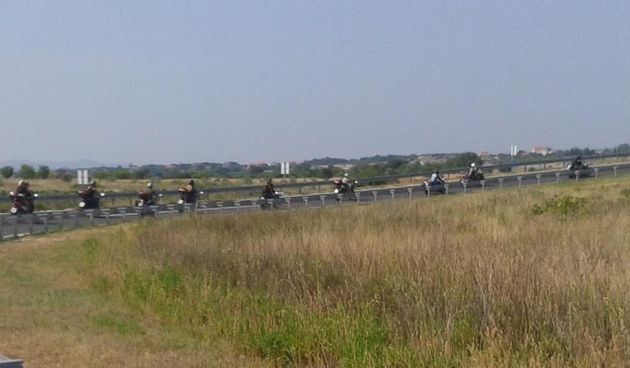 Moto klub Beštije Zadar od Branimira do Knina, 5.8.2015.