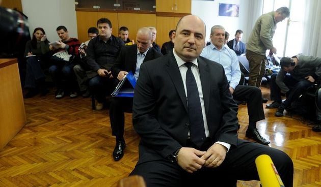 20.01.2014., Zupanijski sud, Zagreb – Glavni tajnik HDZ-a Milijan Brkic svjedocio na sudjenju bivsim specijalcima ATJ Lucko Frani Drlji i Bozi Krajini za zlocin u Gruborima. Photo: Daniel Kasap/PIXSELL Autor  Daniel Kasap/PIXSELL KLJUČNE RIJEČI  svjedok