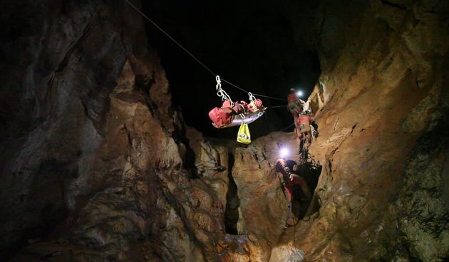 HGSS u akciji spašavanja ozljeđenog, Foto: GSS