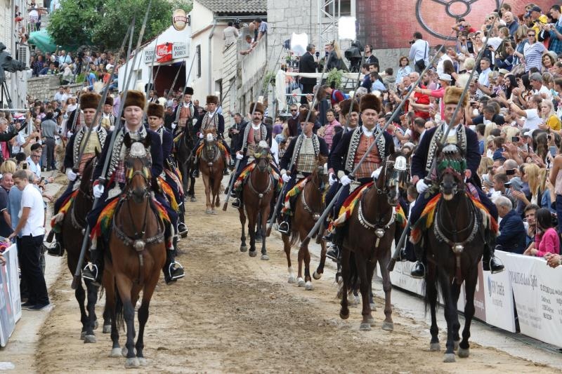 Održana je 301. Sinjska Alka, hrvatska viteška igra. Photo: Ivo Čagalj/PIXSELL Održana je 301. Sinjska Alka, hrvatska viteška igra. Photo: Ivo Čagalj/PIXSELL