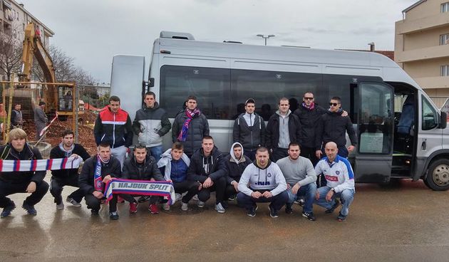 Dvadesetak članova DPH Zadar otputovalo u Zagreb na utakmicu s Lokomotivom