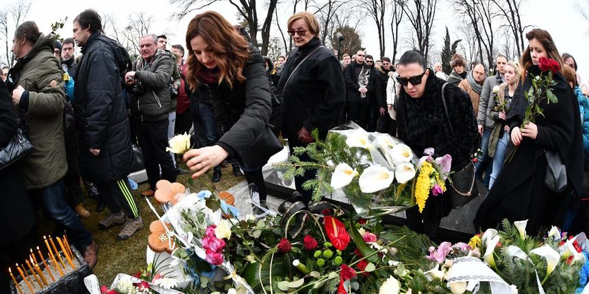 Posljednji ispracaj glumca Nebojse Glogovca na Novom groblju. Posljednji ispracaj glumca Nebojse Glogovca na Novom groblju.