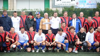Zadar, 281110.
Povodom proslave 100 godina NK. Arbanasi, odigrana je nogometna utakmica izmedju veterana Nk. Arbanasi i veterana NK. Hajduk.
Foto: Andrija Lucic / CROPIX Zadar, 281110.
Povodom proslave 100 godina NK. Arbanasi, odigrana je nogometna utakmica izmedju veterana Nk. Arbanasi i veterana NK. Hajduk.
Foto: Andrija Lucic / CROPIX