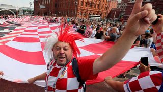 Hrvatski navijači okupirali centar Moskve!