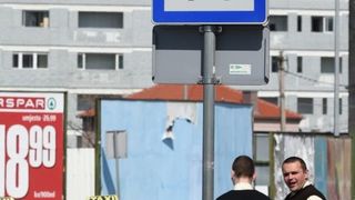 Na autobusnom kolodvoru dio taksista odrzao je prosvjed zbog kako kazu sve tezih uvijeta rada. Photo: Dino Stanin/PIXSELL