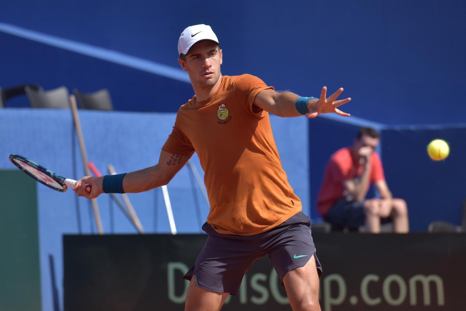 Trening Borne Ćorića uoči Davis Cup meča između Hrvatske i SAD-a Trening Borne Ćorića uoči Davis Cup meča između Hrvatske i SAD-a