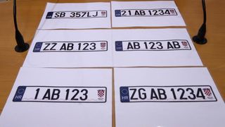 U Ravnateljstvu policije predstavljeni su prijedlozi novih registracijskih tablica za vozila. Ujedno je predstavljeno i vozilo mobilnog ureda za upravne poslove. Photo: Davor Puklavec/PIXSELL U Ravnateljstvu policije predstavljeni su prijedlozi novih registracijskih tablica za vozila. Ujedno je predstavljeno i vozilo mobilnog ureda za upravne poslove. Photo: Davor Puklavec/PIXSELL