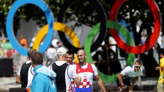 Rio de Janeiro, Brazil – Braća Sinkovic, Martin i Valent, osvajači su olimpijske zlatne medalje u utrci dvojaca na pariće.  Photo: Igor Kralj/PIXSELL