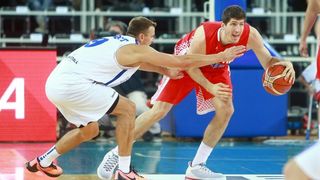 Arena Zagreb, Zagreb – Pripremni turnir za EuroBasket 2015., Hrvatska – Estonija. Photo: Igor Kralj i Marko Lukunic/PIXSELL Arena Zagreb, Zagreb – Pripremni turnir za EuroBasket 2015., Hrvatska – Estonija. Photo: Igor Kralj i Marko Lukunic/PIXSELL