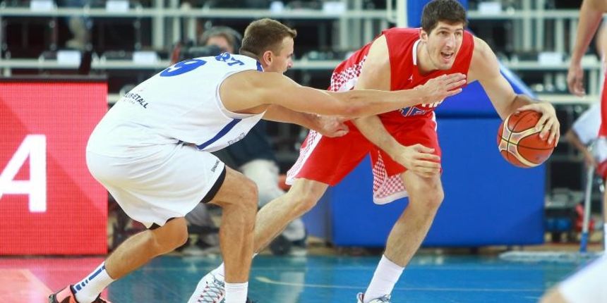 Arena Zagreb, Zagreb – Pripremni turnir za EuroBasket 2015., Hrvatska – Estonija. Photo: Igor Kralj i Marko Lukunic/PIXSELL Arena Zagreb, Zagreb – Pripremni turnir za EuroBasket 2015., Hrvatska – Estonija. Photo: Igor Kralj i Marko Lukunic/PIXSELL