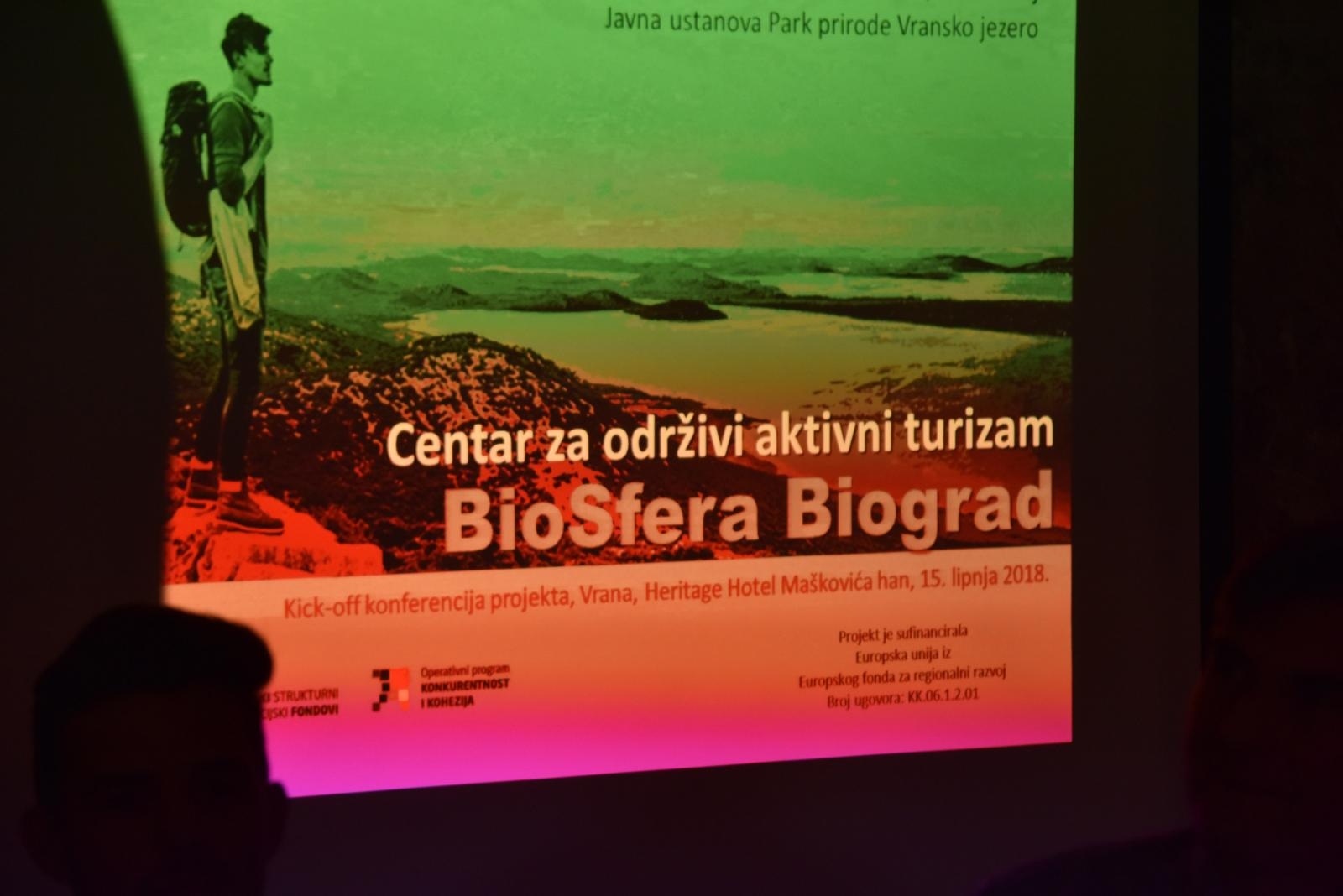 Pakoštane: Početna konferencija projekta Centar za održivi aktivni turizam Biosfera Biograd Pakoštane: Početna konferencija projekta Centar za održivi aktivni turizam Biosfera Biograd
