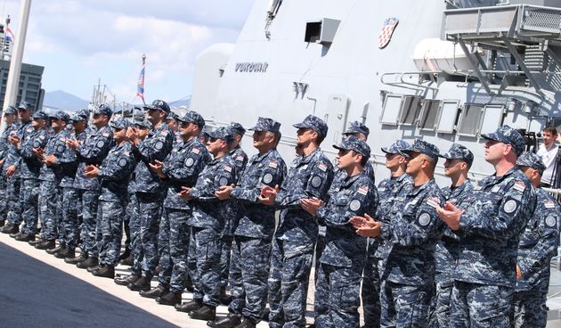 spraćaj 1. HRVCON-a u operaciju Sea Guardian u Sredozemlju