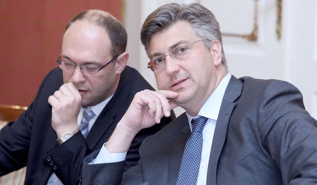Andrej Plenković i Davor Ivo Stier