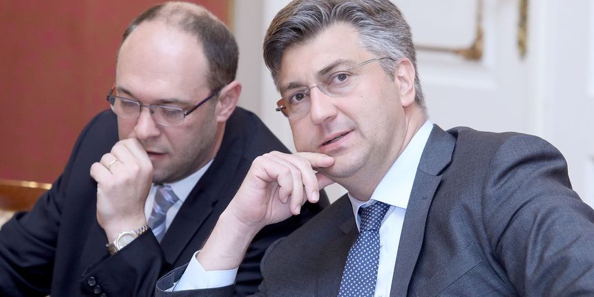 Andrej Plenković i Davor Ivo Stier