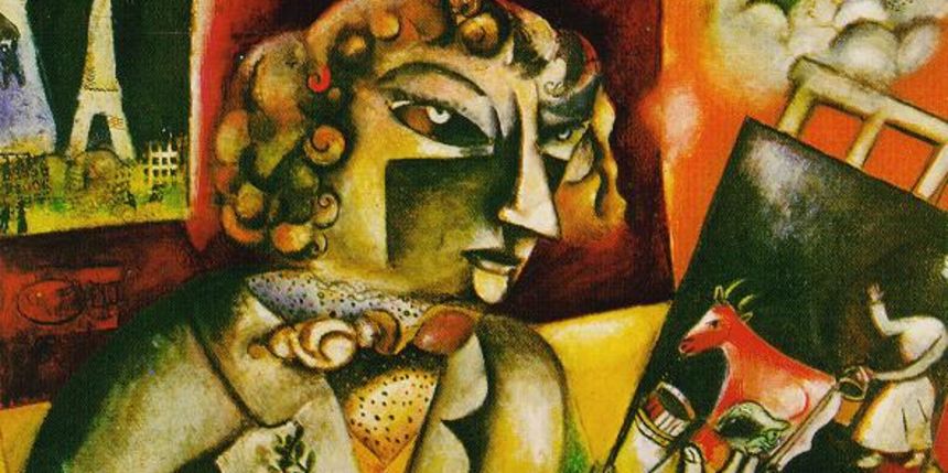 Marc Chagall/Autoportret sa sedam prstiju