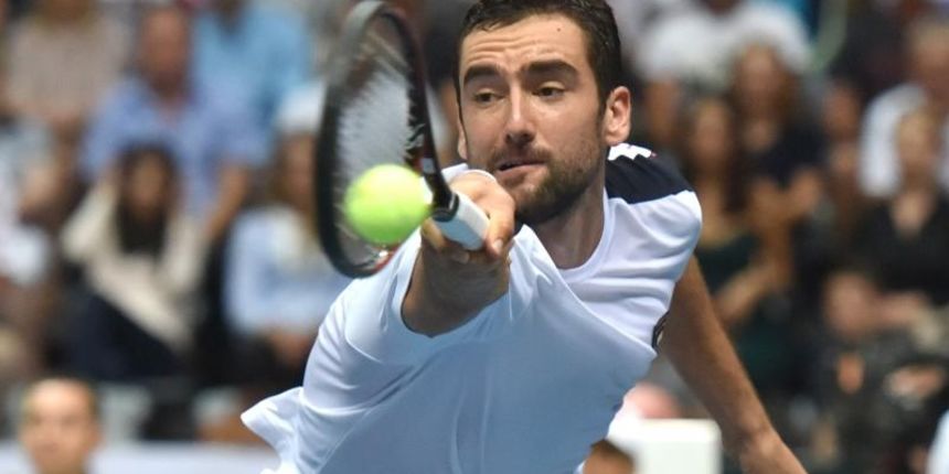 Polufinale Davis Cupa, Hrvatska – Francuska, Marin Cilic – Richard Gasquet. Photo: Hrvoje Jelavic/PIXSELL