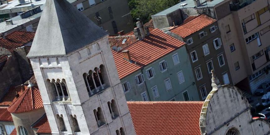 zadar, panorama sa zvonika svete stosije, sveta marija, 21.04.07.