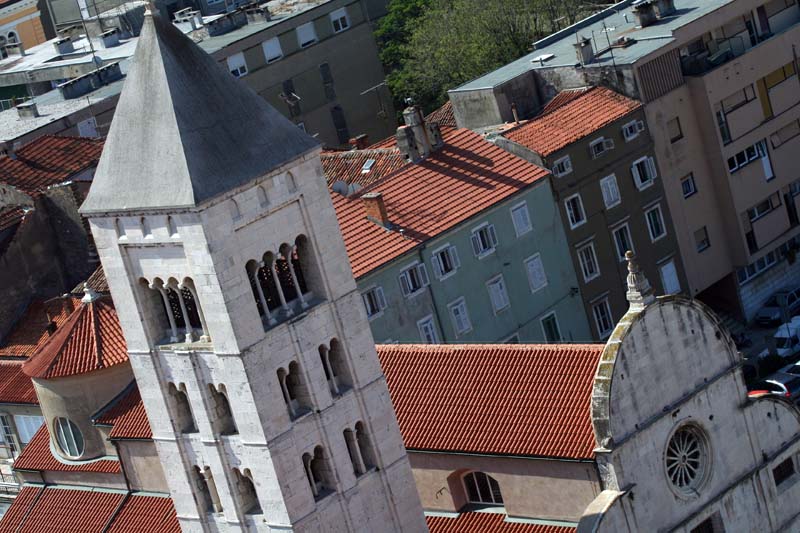 zadar, panorama sa zvonika svete stosije, sveta marija, 21.04.07.