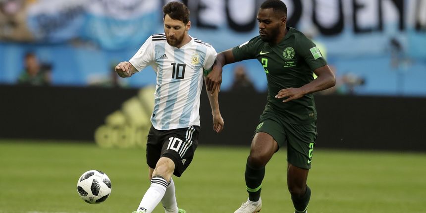 Messi na utakmici SP-a u Rusiji (Argentina – Nigerija)
