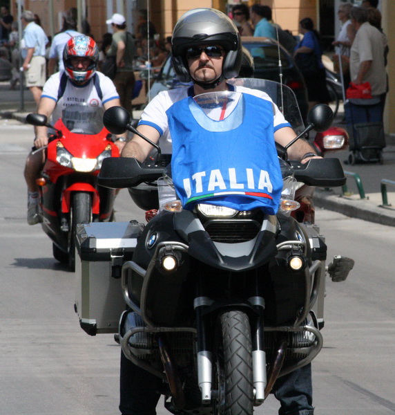 Karusel bikera na Branimirovoj obali u Zadru, Foto: Mladen Malik