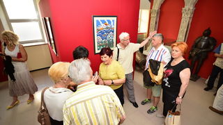 Svečano otvorena izložba slika fra Petra Perice Vidića