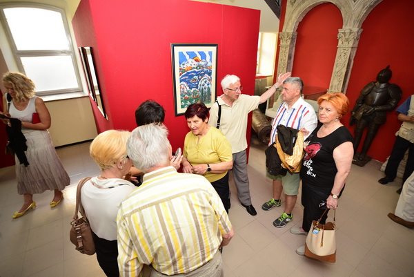 Svečano otvorena izložba slika fra Petra Perice Vidića