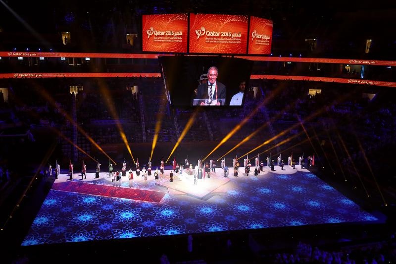 Doha: Svečano otvorenje 24. Svjetskog prvenstva za rukometaše, foto: Goran Stanzl/PIXSELL Doha: Svečano otvorenje 24. Svjetskog prvenstva za rukometaše, foto: Goran Stanzl/PIXSELL