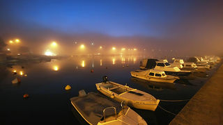 Zadarska večer u magli 8. veljače (foto:Saša Čuka)