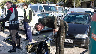 Ronilacki klub Sv. Roko – čišćenje, uvala Jazine, foto: Leo Banić