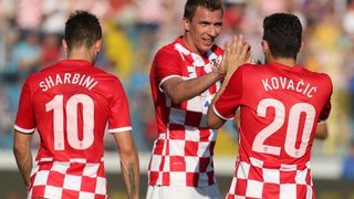 07.06.2015., Varazdin – Prijateljska nogometna utakmica izmedju Hrvatske i Gibraltara. Photo: Goran Stanzl/PIXSELL