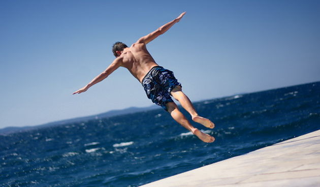 Zadar: Skokovi s rive, Foto: Sasa Cuka