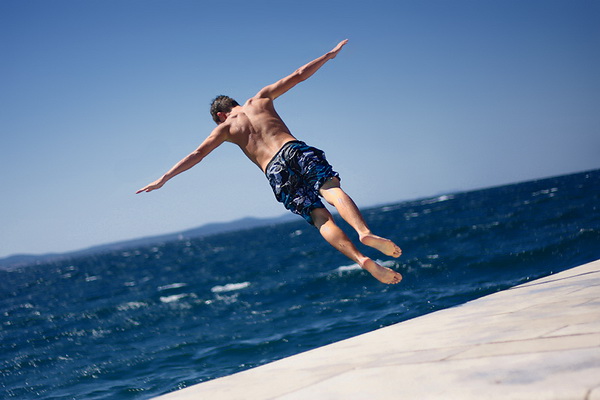 Zadar: Skokovi s rive, Foto: Sasa Cuka