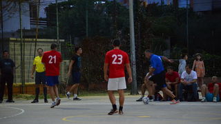 U povodu blagdana Kraljice Mira u Stanovima odigrana utakmica između liječnika i predstavnika Gradske uprave, Foto: Iva Perinčić